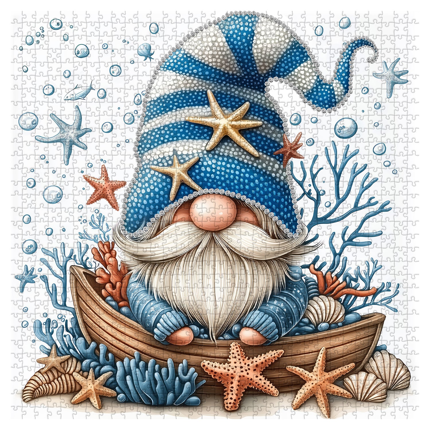 Puzzle de puzzle Gnome à voile 1000 pièces