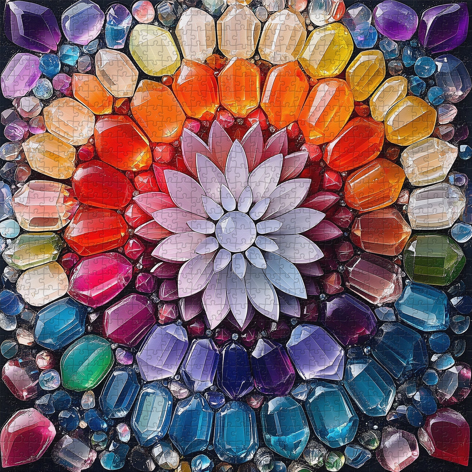 Charming Crystals Jigsaw Puzzle 1000 Pieces