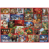Weihnachtsillustration Adventskalender Puzzle 1000 Stücke