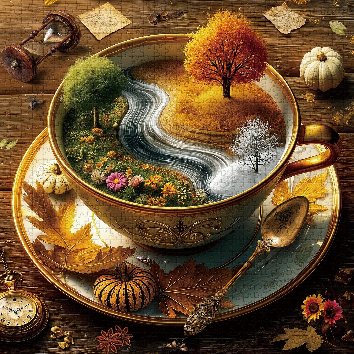 Rompecabezas de flujo eterno 1000 piezas