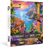 Küstenstadt Puzzle 1000 Stücke