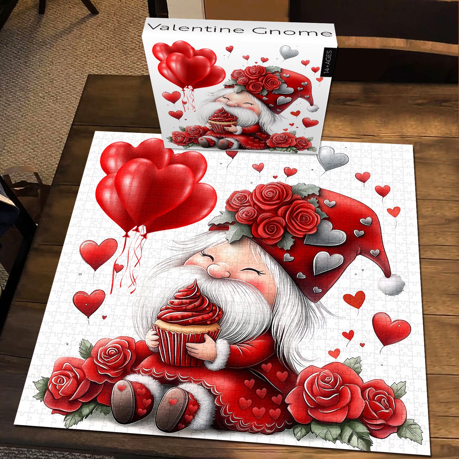 Valentine Gnome puzzle puzzle 1000 pezzi