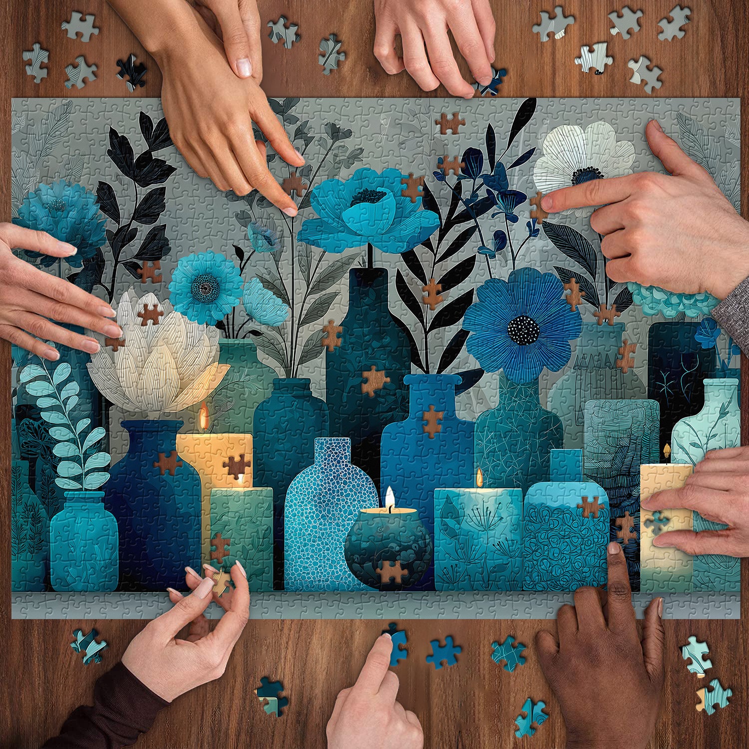 Indigo Whisper Jigsaw Puzzle 1000 Piece
