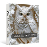 Puzzle de puzzle 3d hibou 1000 pièces