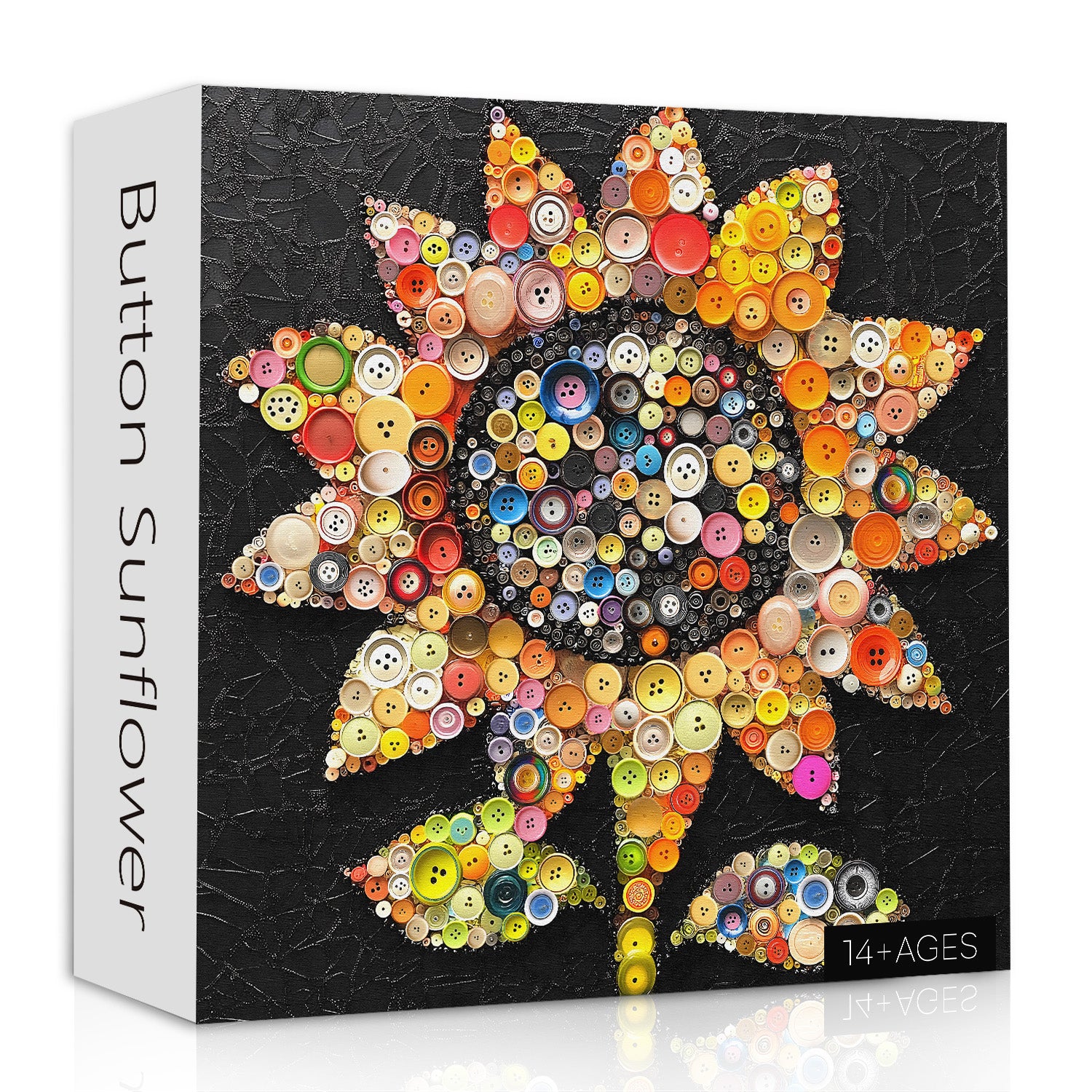 Button Sunflower Jigsaw Puzzles 1000 Pieces