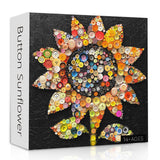 Button Sunflower Jigsaw Puzzles 1000 Pieces