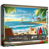 Colorful Coast Jigsaw Puzzles 1000 Pieces