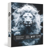 Chuchotements de puzzles de puzzle de lion blanc 1000 pièces