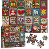Weihnachtshäkelpuzzle 1000 Stücke