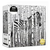 Puzzle della foresta zebrata 1000 pezzi
