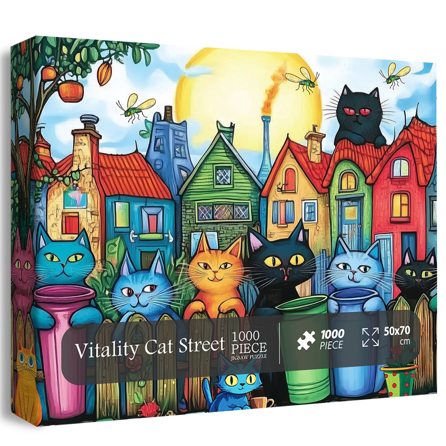 Vitality Cat Street Puzzles Puzzles 1000 pièces