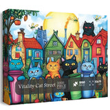 Vitality Cat Street Puzzles Puzzles 1000 pièces