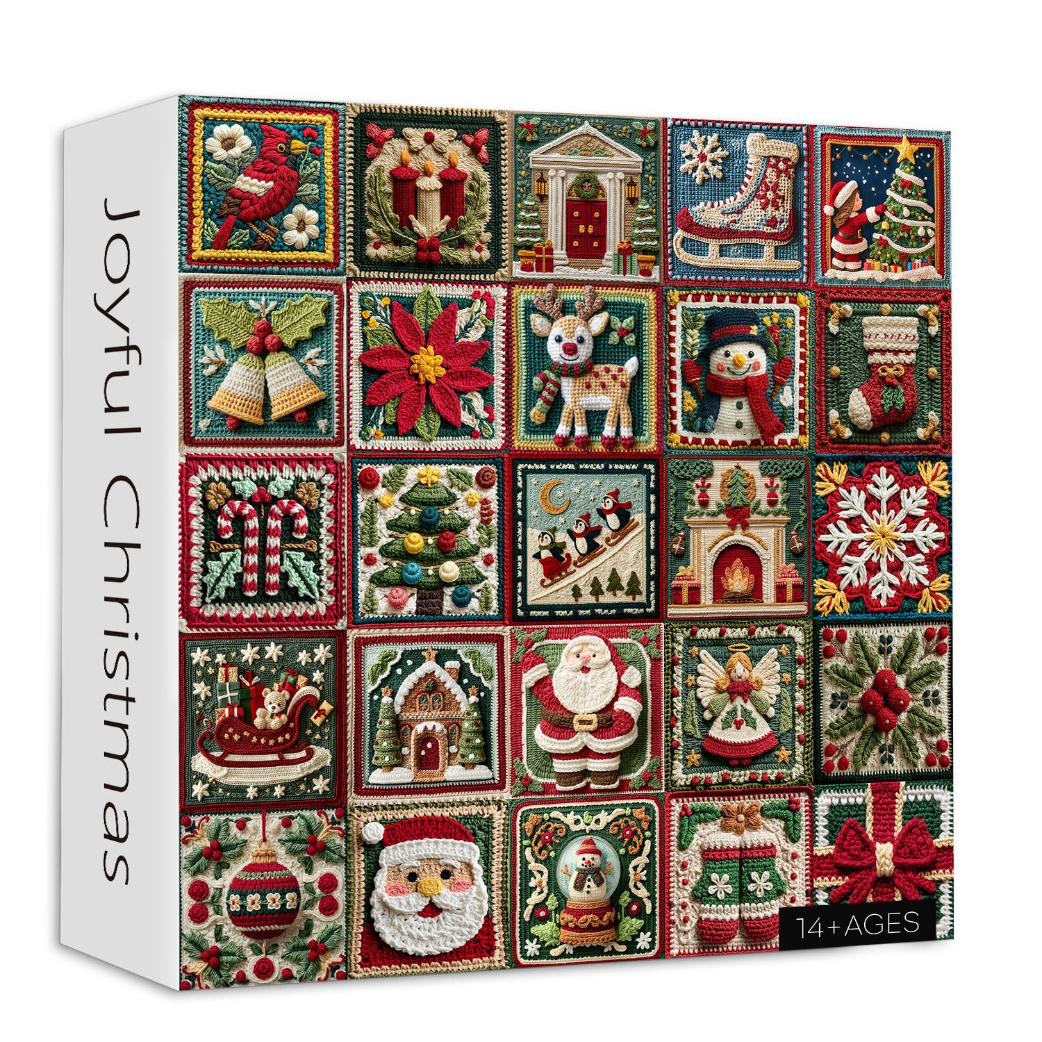 Freudige Weihnachts -Puzzles 1000 Stücke