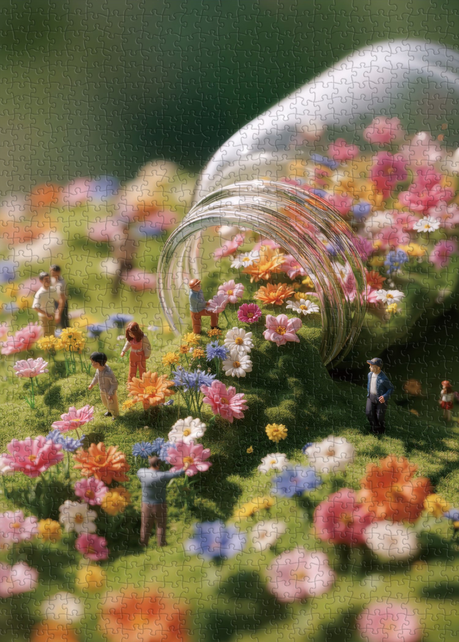 Blossom veau puzzles 1000 pièces