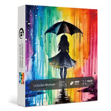 Pieci di puzzle da donna colorata 1000 pezzi