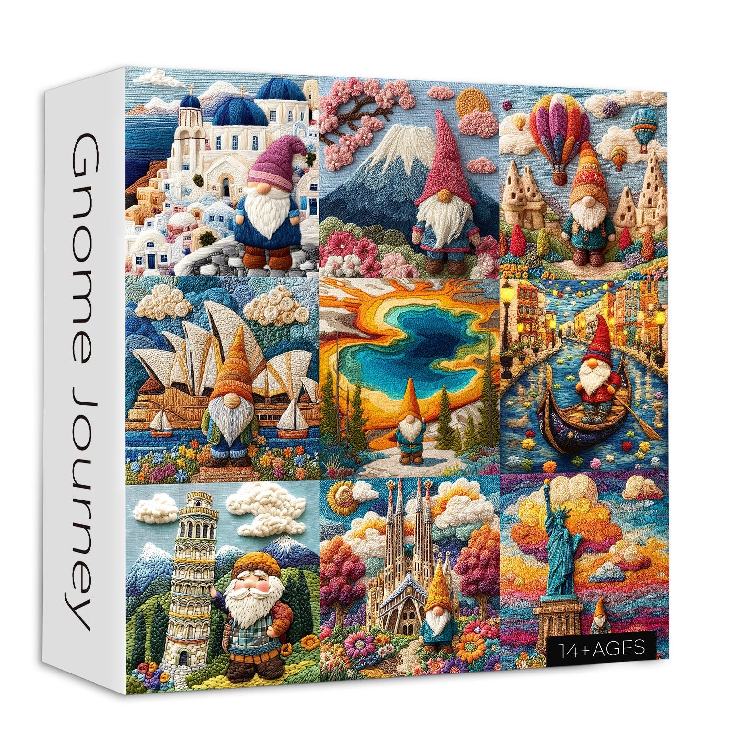 Puzzle Gnome Voyage 1000 Pièces