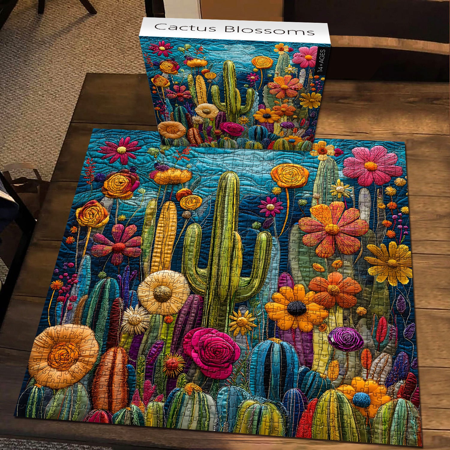Kaktusblüten Puzzle 1000 Stücke