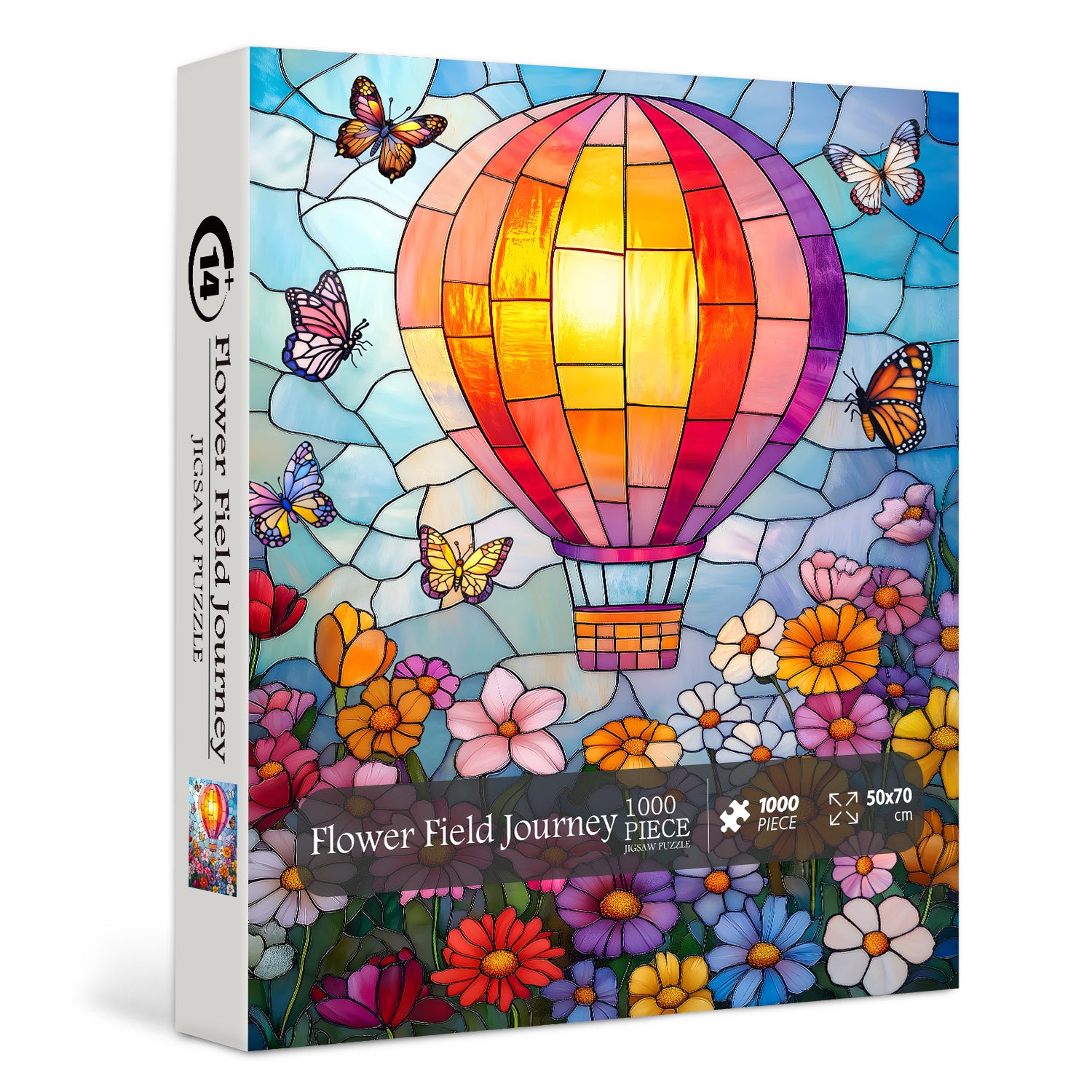 Flower Field Journey puzzle puzzle 1000 pezzi