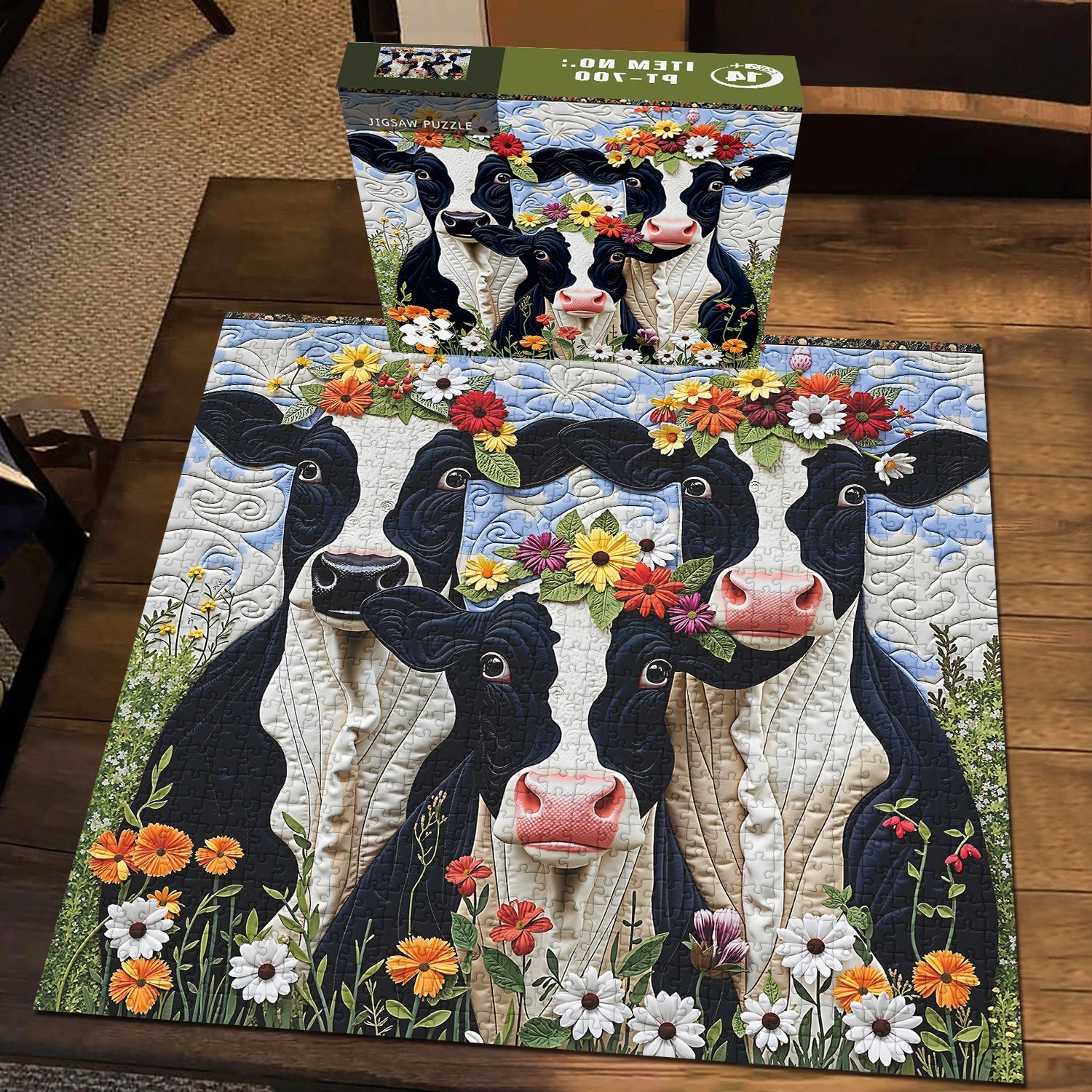 Pastture vaches puzzle 1000 pièces