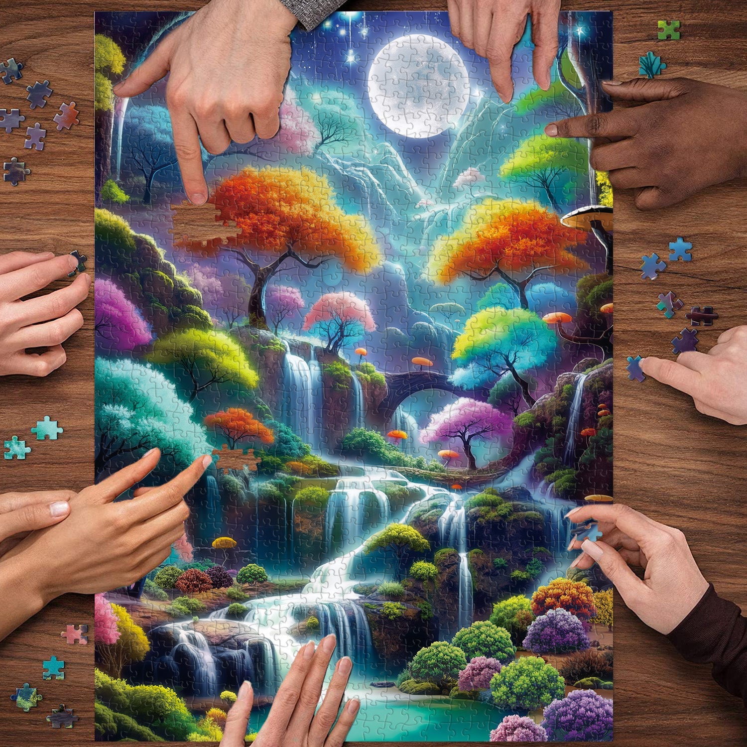 Moonlit Grove Jigsaw Puzzles 1000 Pieces
