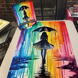 Pieci di puzzle da donna colorata 1000 pezzi