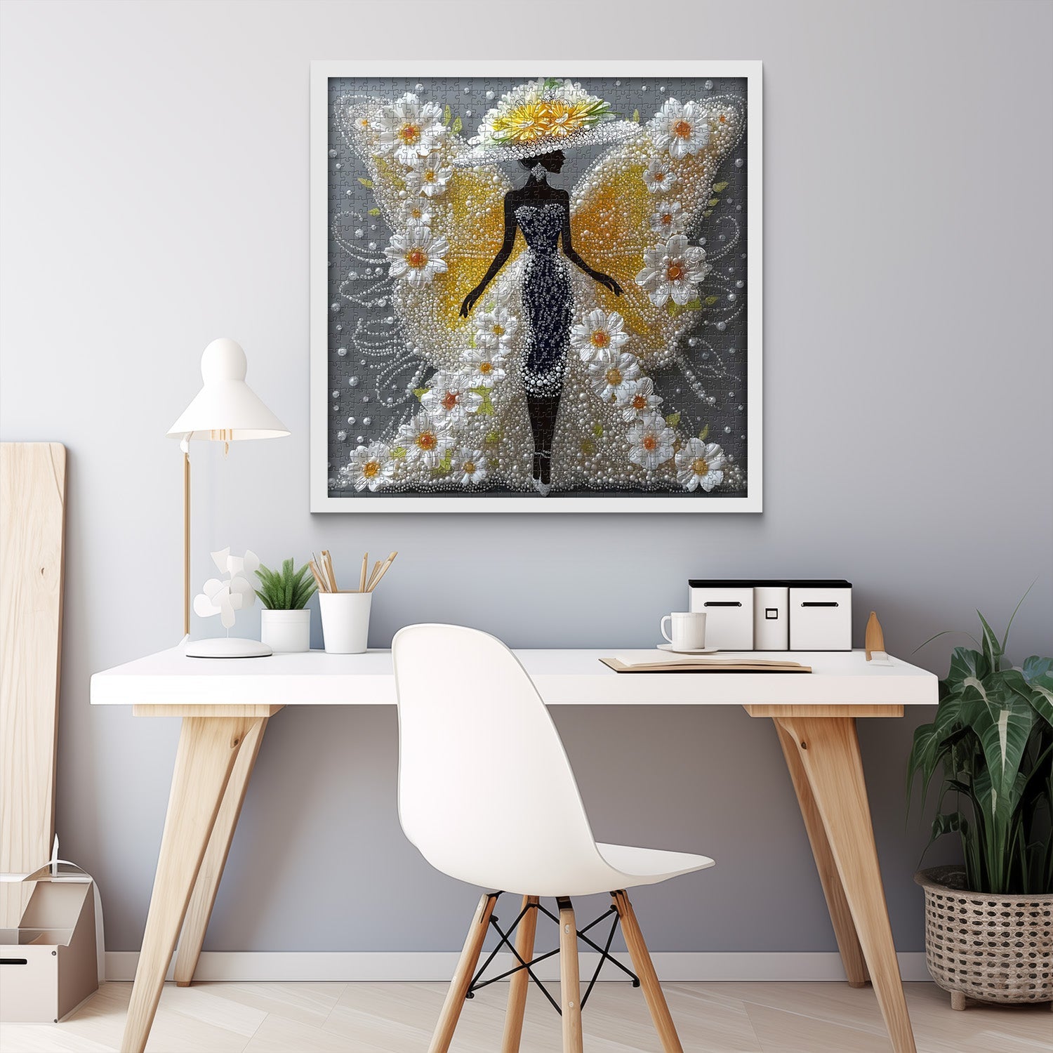 Butterfly Lady Jigsaw Puzzle 1000 pezzi