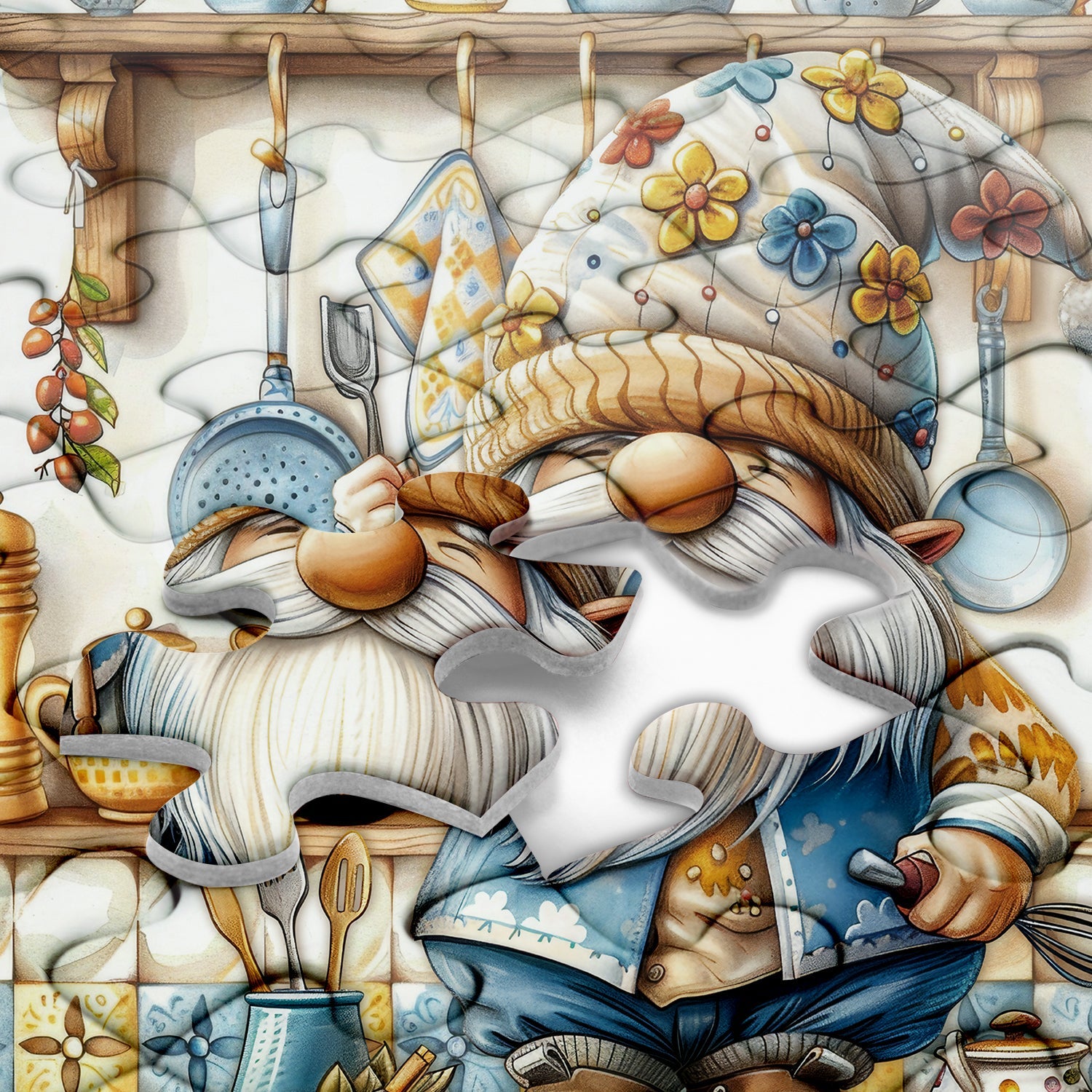 Gnome Chef Jigsaw Rätsel 1000 Stücke