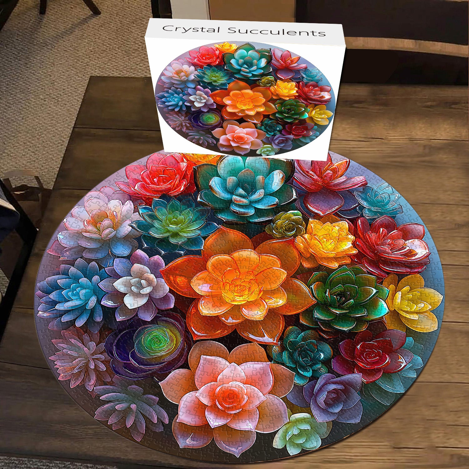 Kristallucculents Puzzle 1000 Stücke