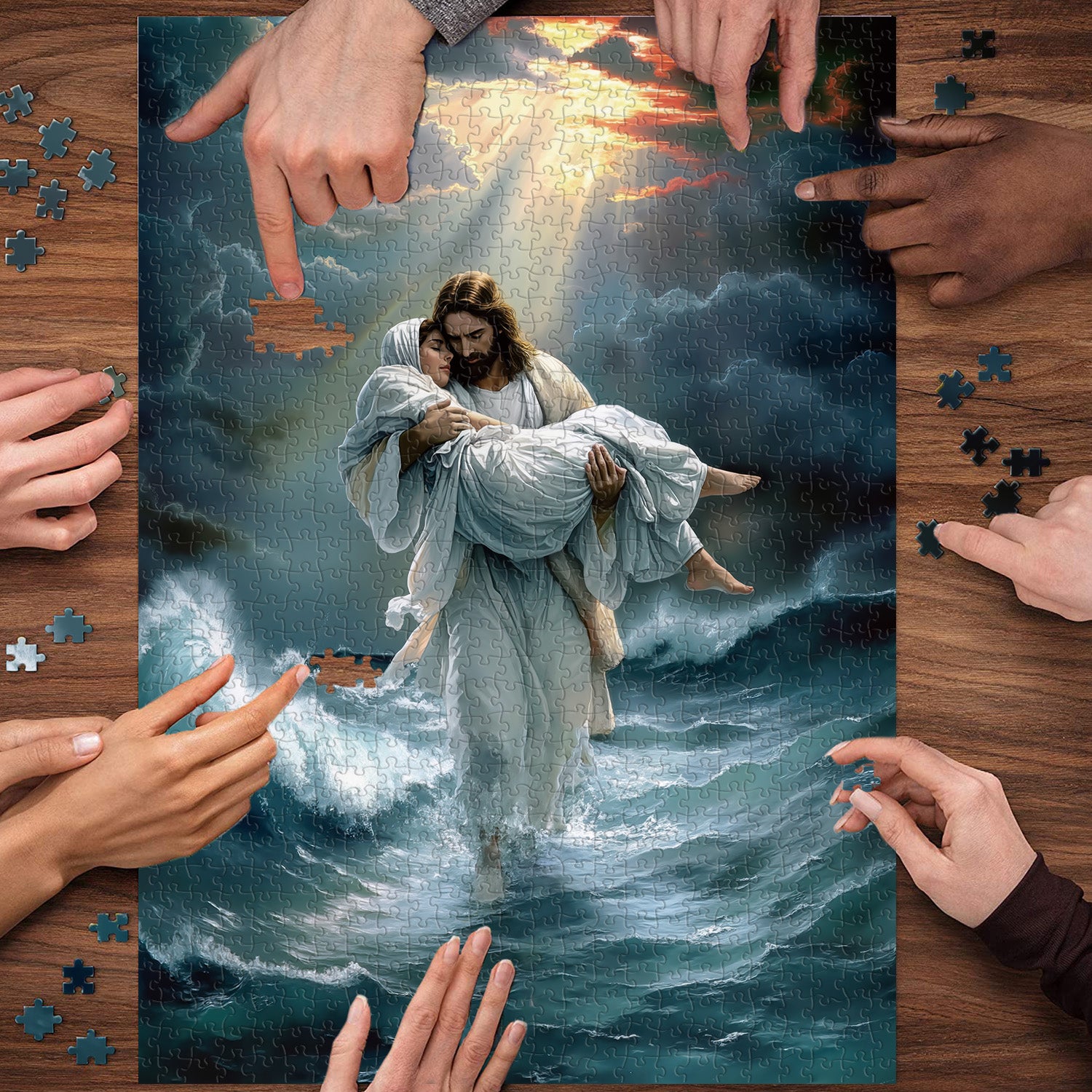 Göttliche Gelassenheits -Puzzle 1000 Stücke