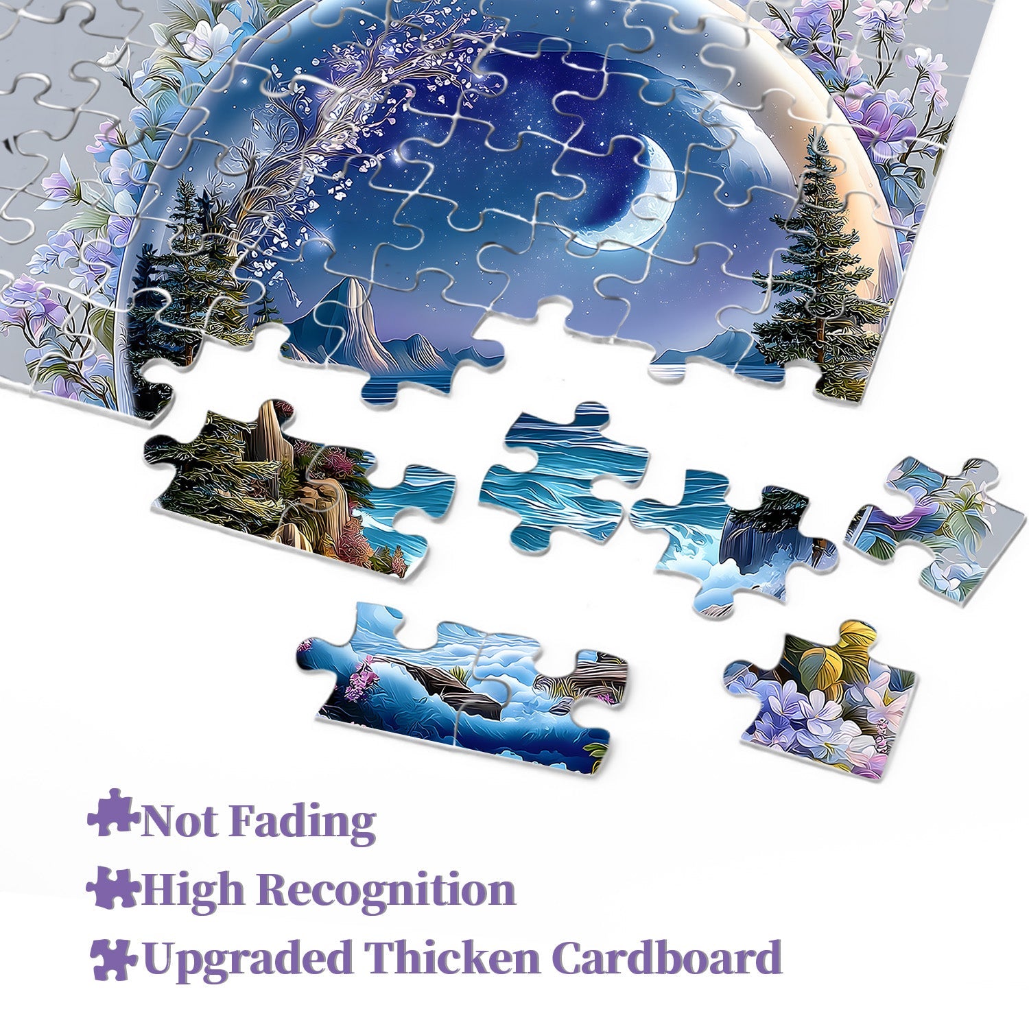 Sea Moon Crystal Ball Ball Segnale 1000 pezzi