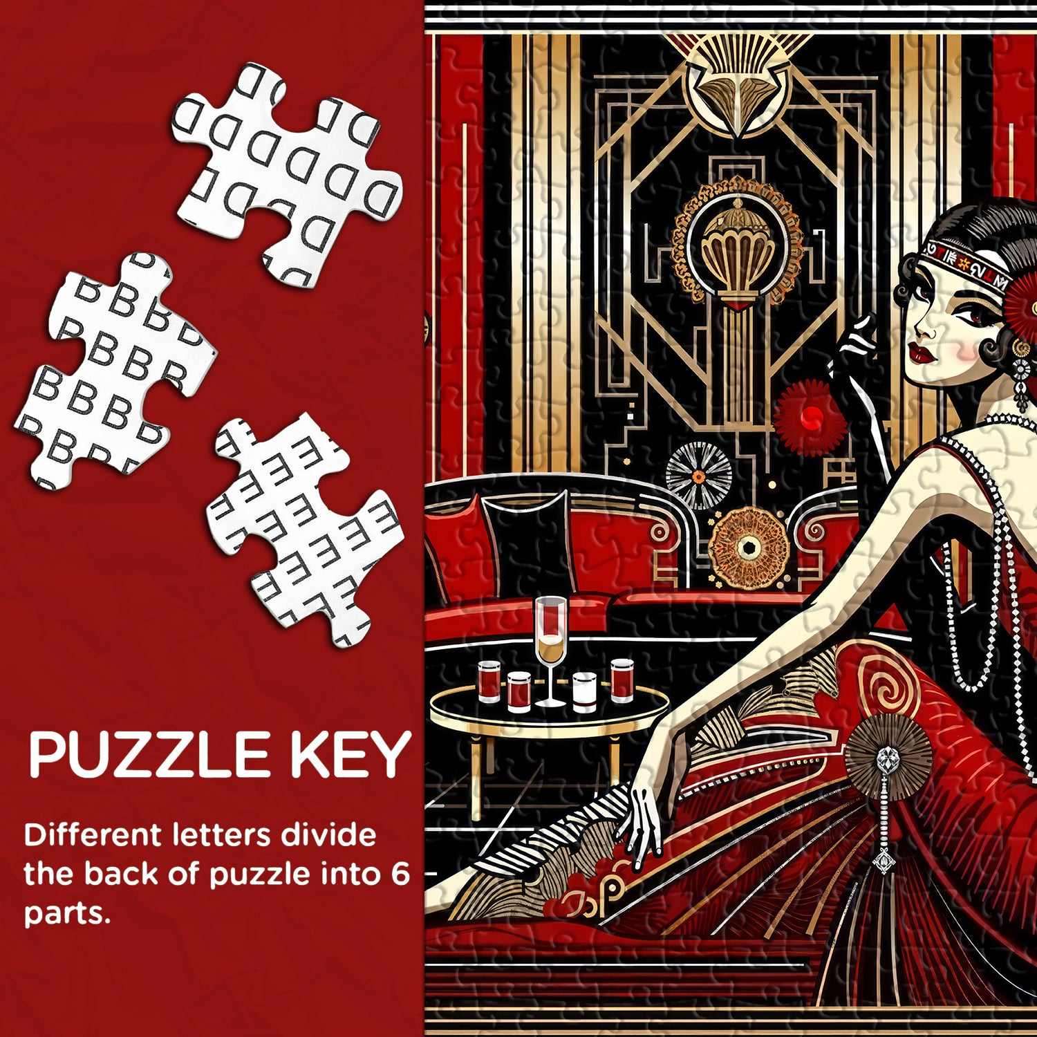 Jazz Age Elegance Puzzle 1000 pièces
