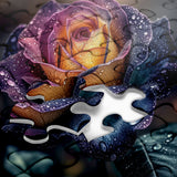 Regenbogen Rose Jigsaw Rätsel 1000 Stücke