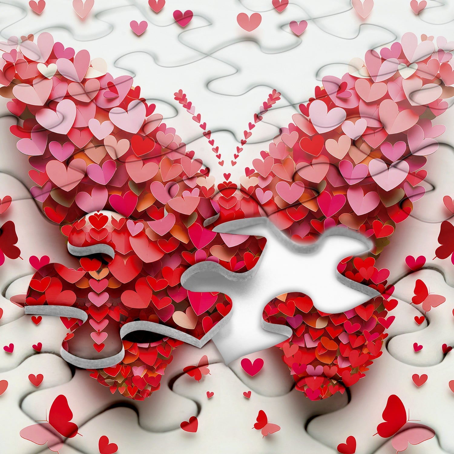 Wings of Love Puzzles 1000 Stücke