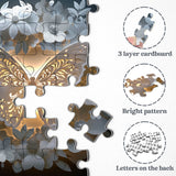 Farfalla tra i fiori puzzle puzzle 1000 pezzi