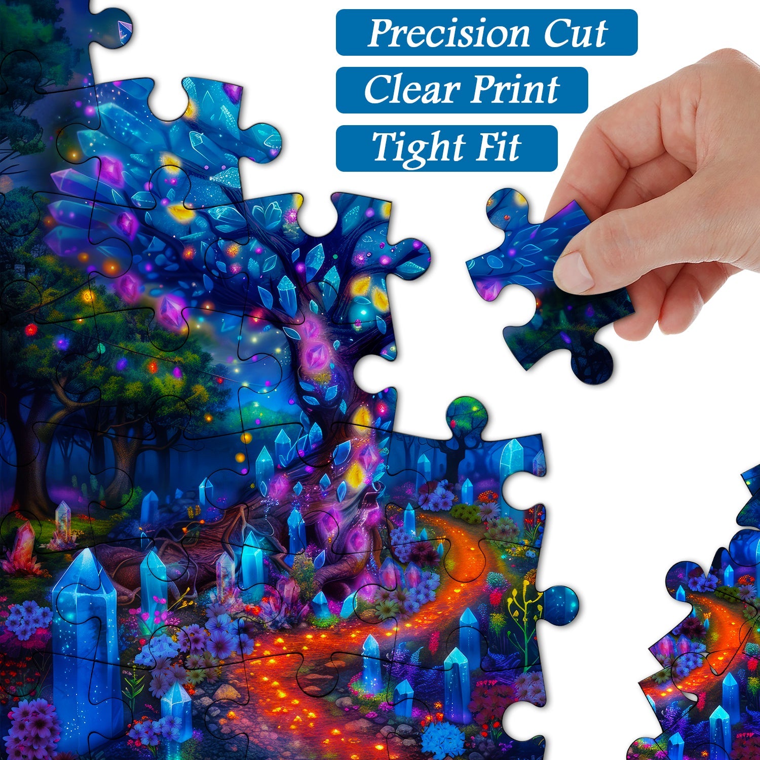 Kristall -Baldachin -Puzzles 1000 Stücke