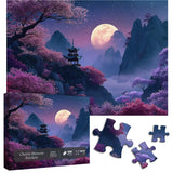 Puzzle du Pavillon des Fleurs de Cerisier 1000 pièces