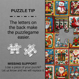 Christmas Fabric Collection Jigsaw Puzzle 1000 Piece
