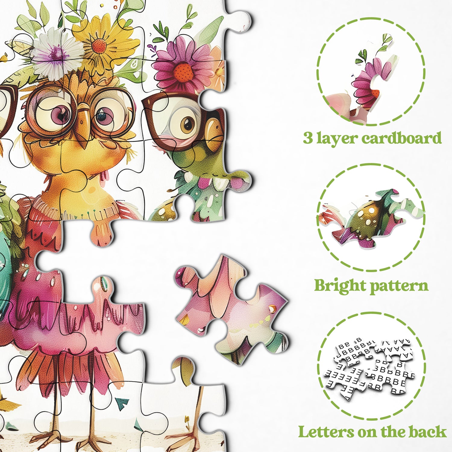 Sunny Chicken Jigsaw Puzzle 1000 Pieces