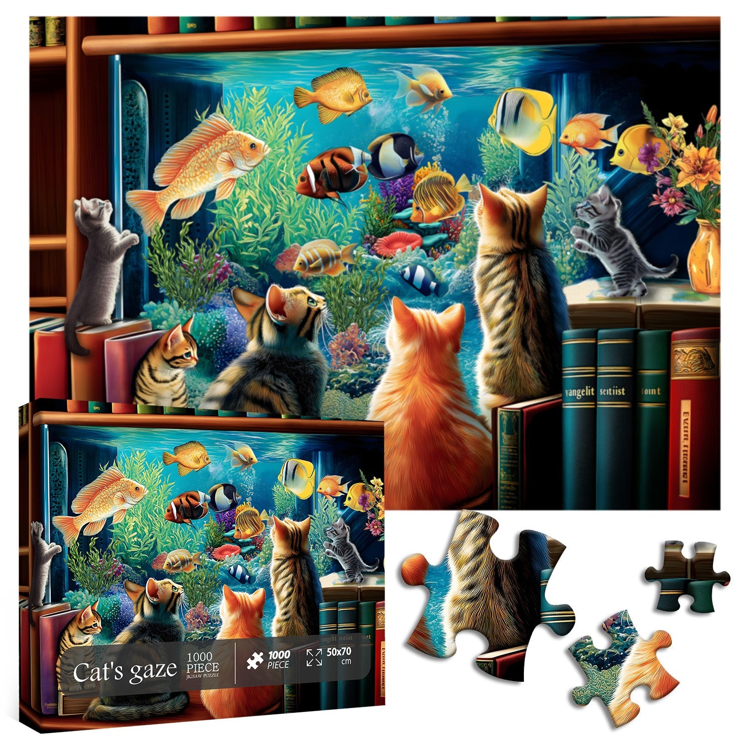 Cat's Gaze Puzzle Puzzle 1000 pièces