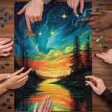 Starlit River Jigsaw Puzzle 1000 Pieces