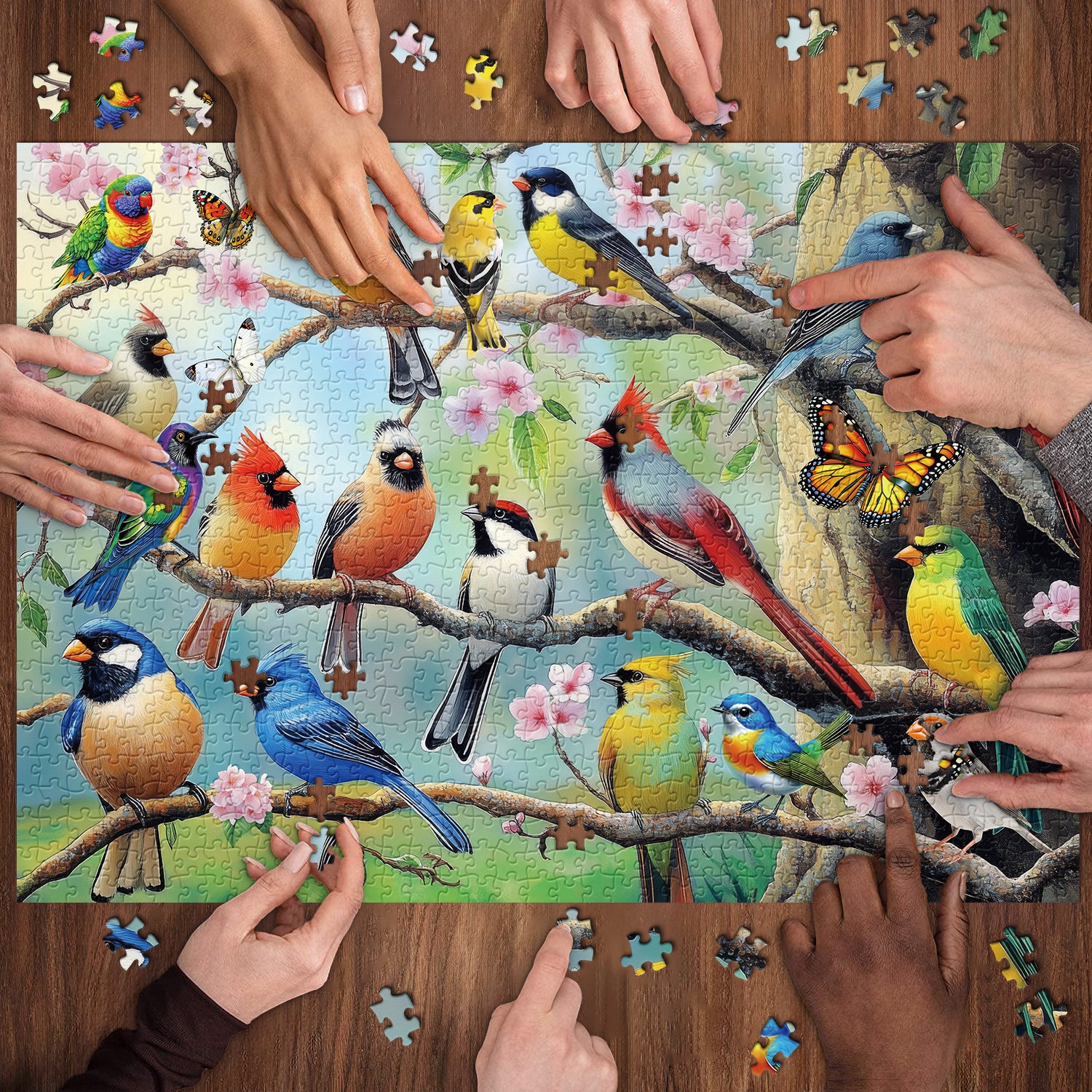 Birdsong Blossoms Puzzles de puzzle 1000 pièces