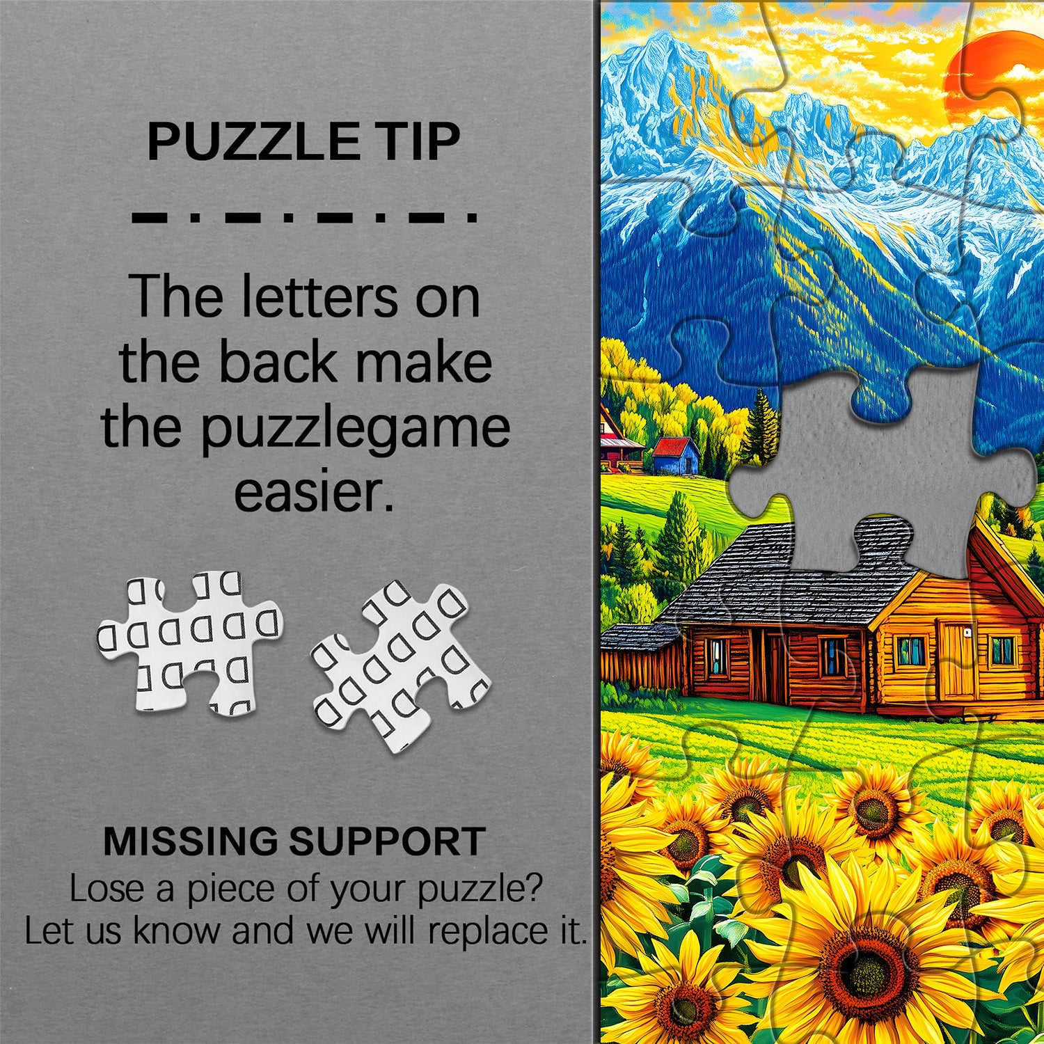 Cottage at Sunset Jigsaw Puzzle 1000 Pieces