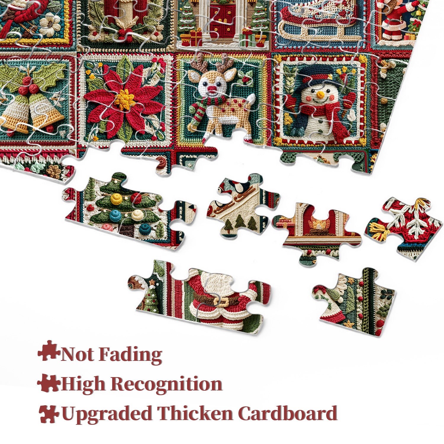 Freudige Weihnachts -Puzzles 1000 Stücke