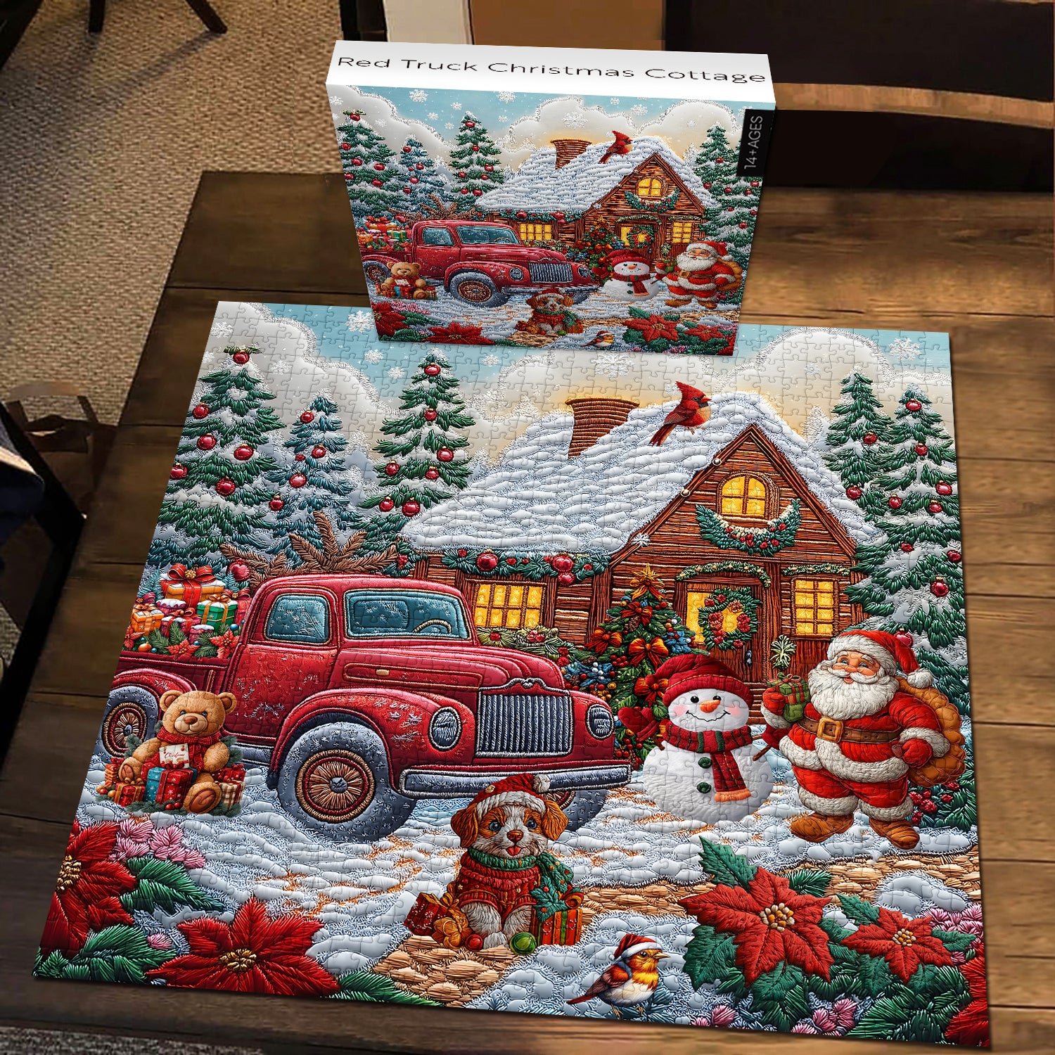 Weihnachtsgnom -Puzzles 1000 Stücke