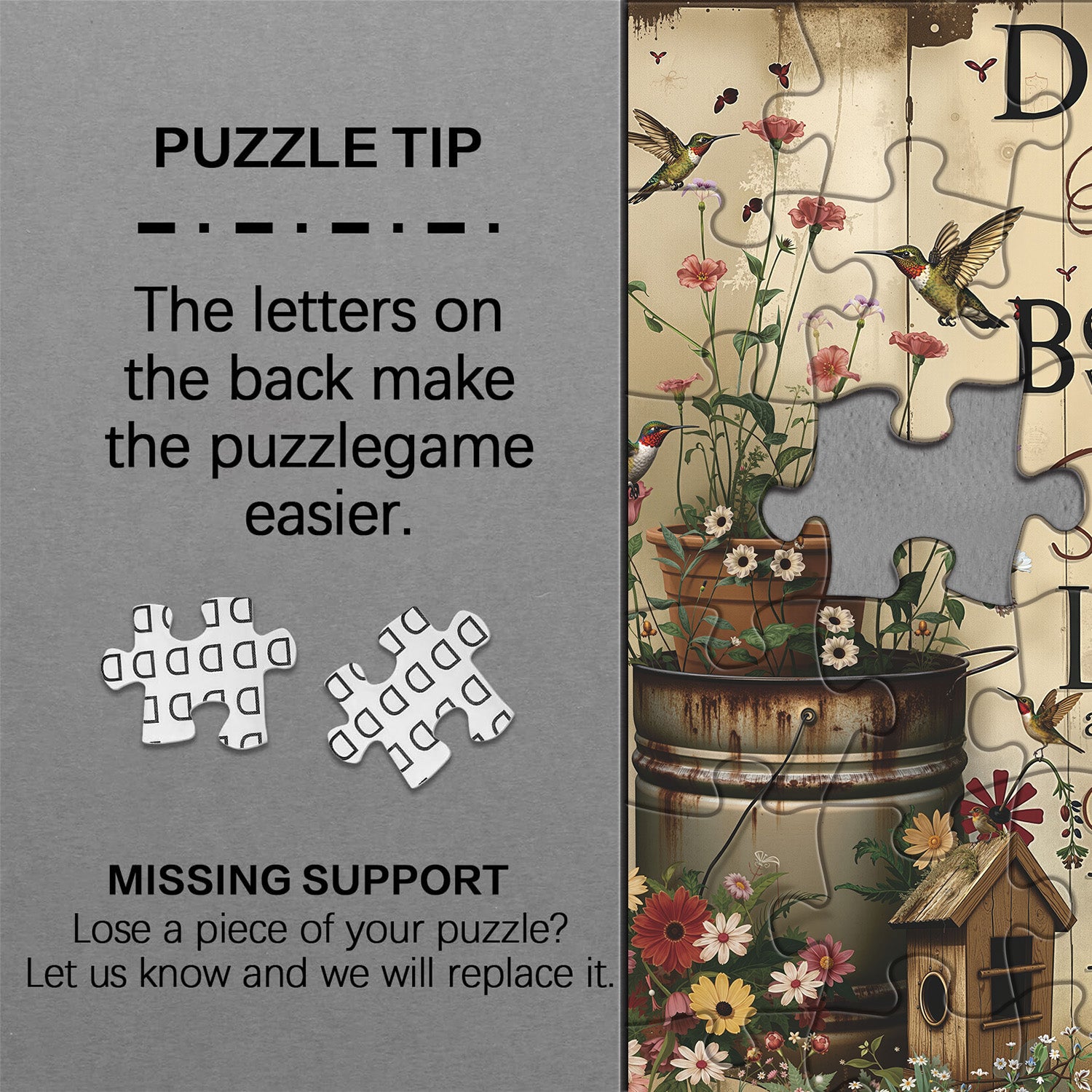 Faites ce que vous voulez des puzzles de puzzle 1000 pièces