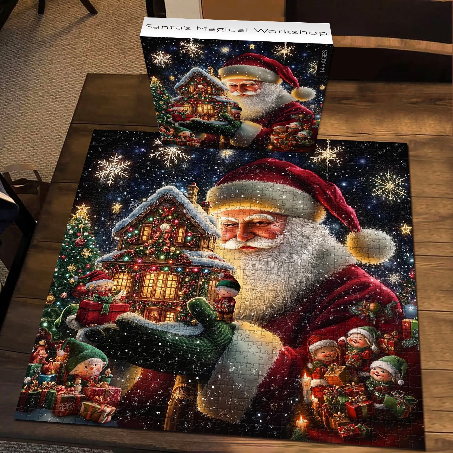 Santa's Magical Workshop Jigsaw Puzzle 1000 Pieces
