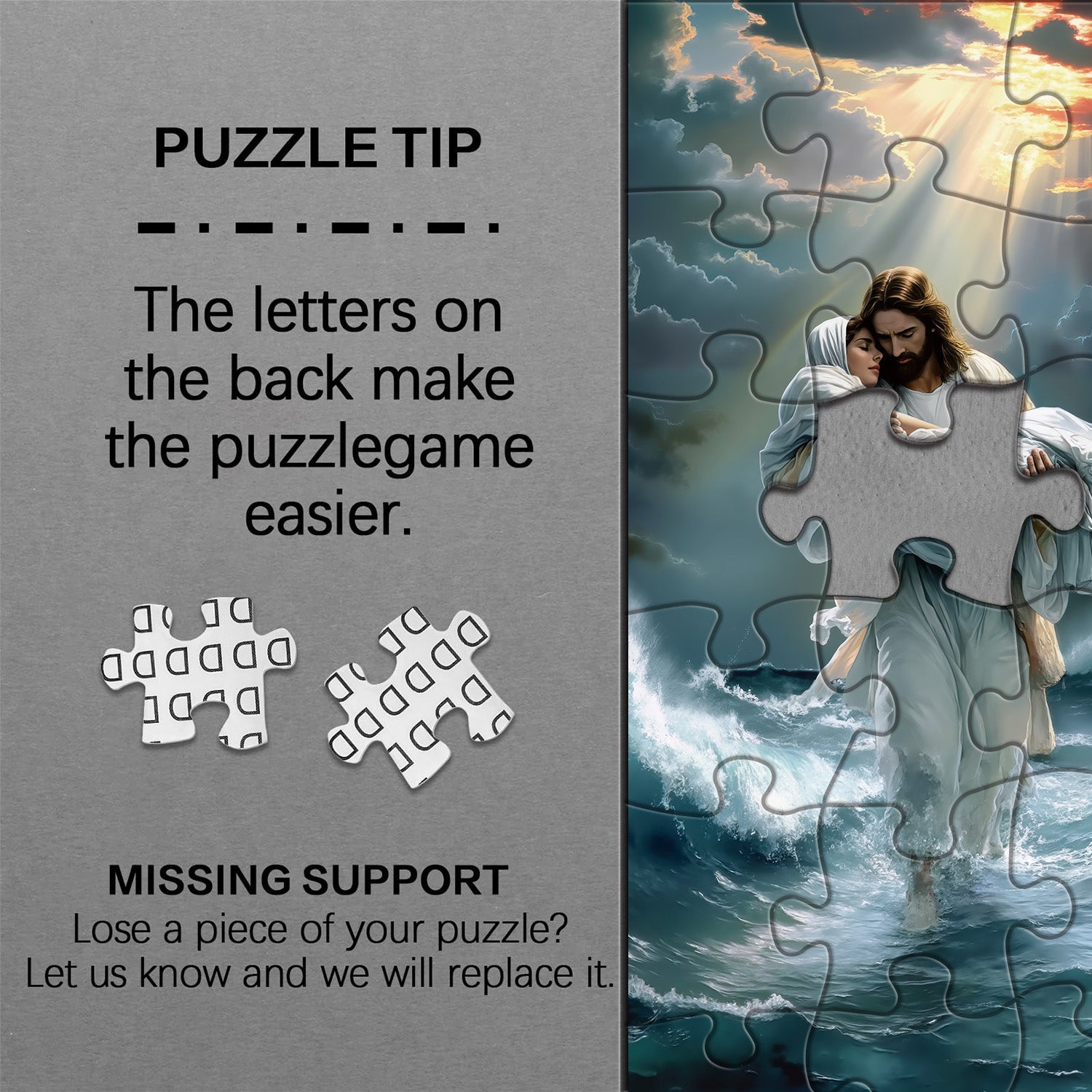 Göttliche Gelassenheits -Puzzle 1000 Stücke