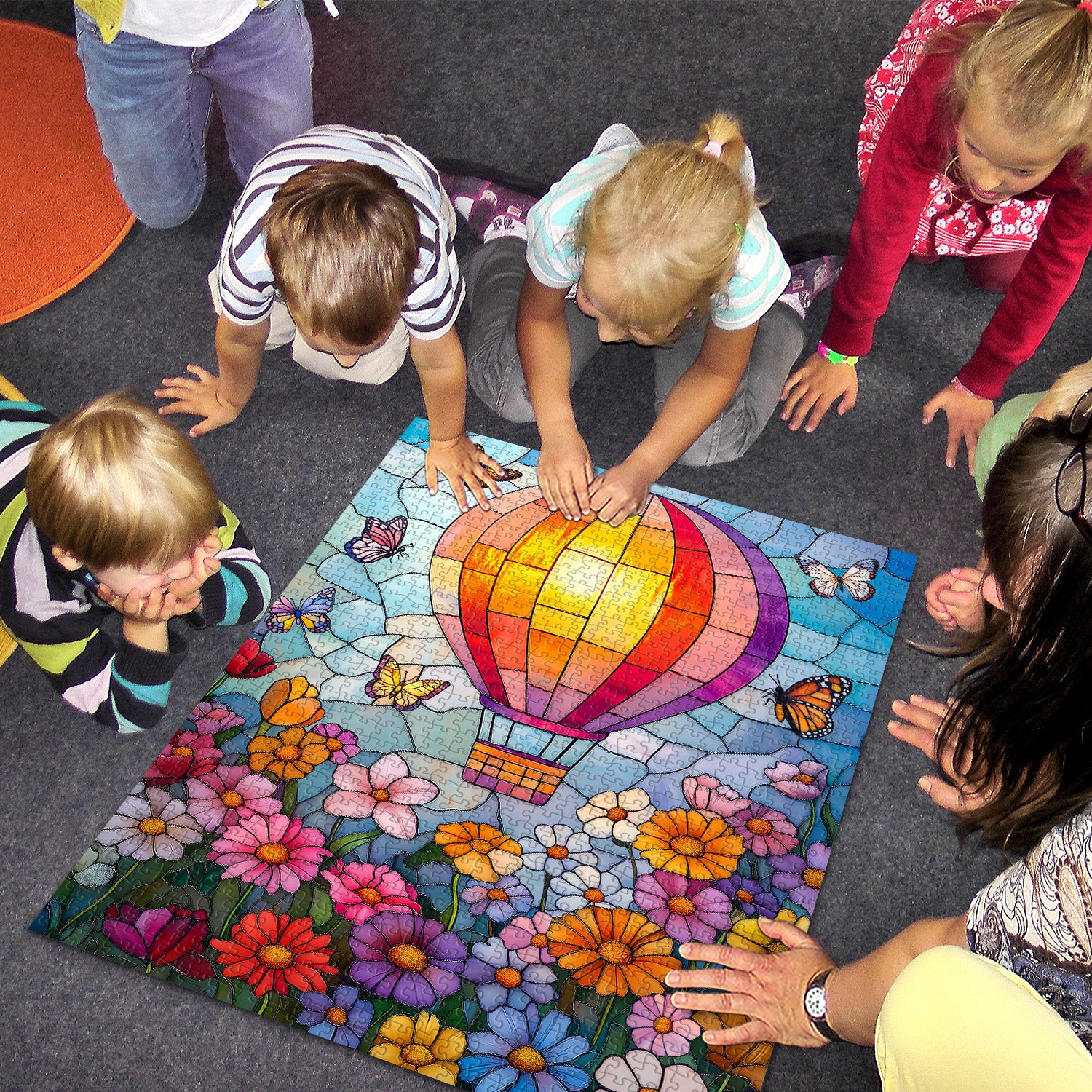 Flower Field Journey puzzle puzzle 1000 pezzi