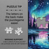 Puzzle paesaggio aurora 1000 pezzi