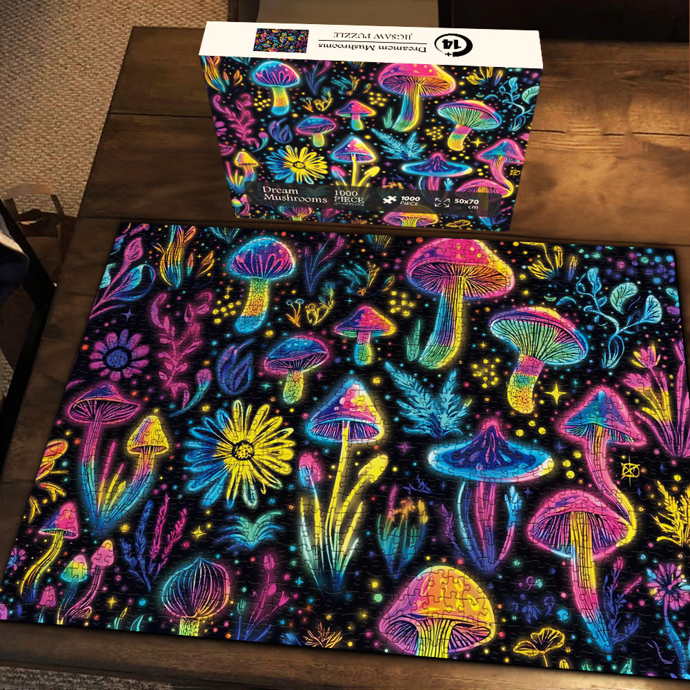 Dream Mushrooms Jigsaw Puzzle 1000 Pieces
